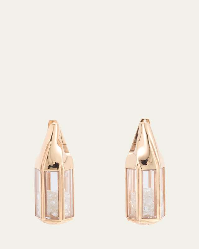 18K Gold Janela Diamond Kaleidoscope Shaker Earrings